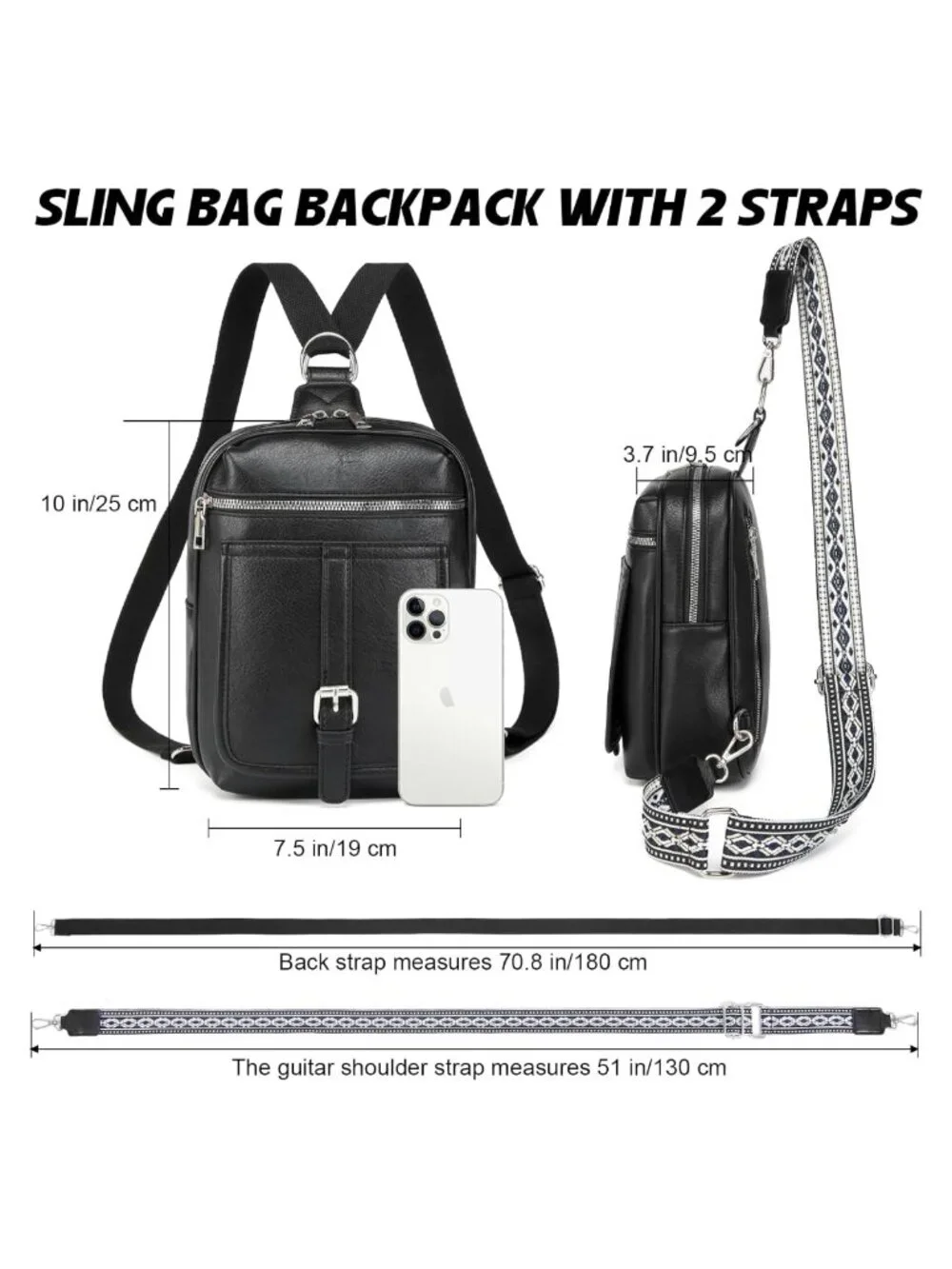 Mini Diaper Bag Crossbody Faux Leather Wipes Pocket Small Purse
